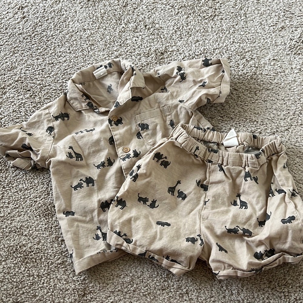 H&M set 18m old neutral colors